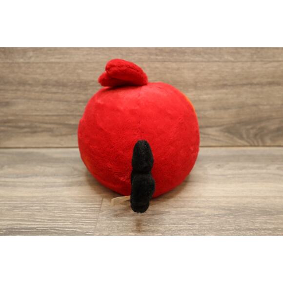 2010 Angry Birds Plush Red Bird Toy Stuffed Animal 8" No Sound - Picture 3 of 14